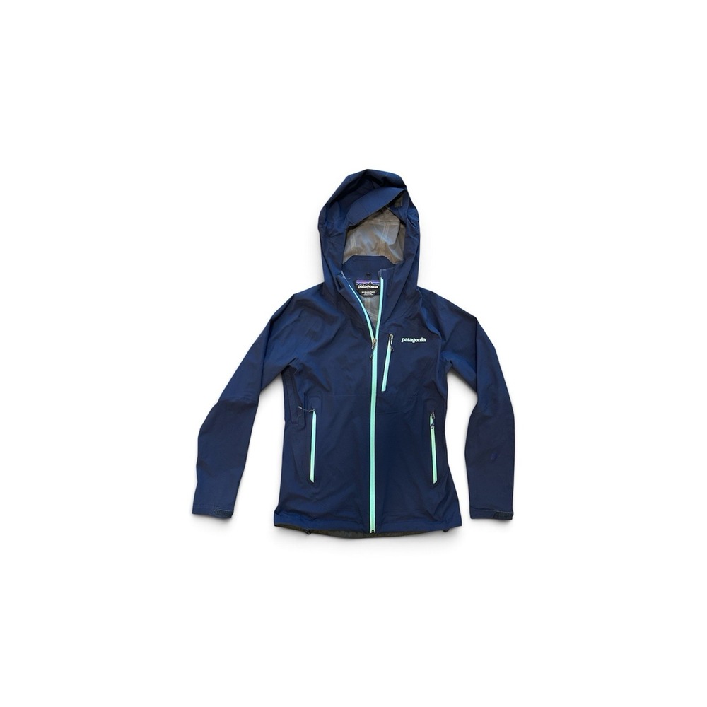 Patagonia Triolet Gore-Tex Jacket Womens XS Navy Blue Waterproof Shell STY83775